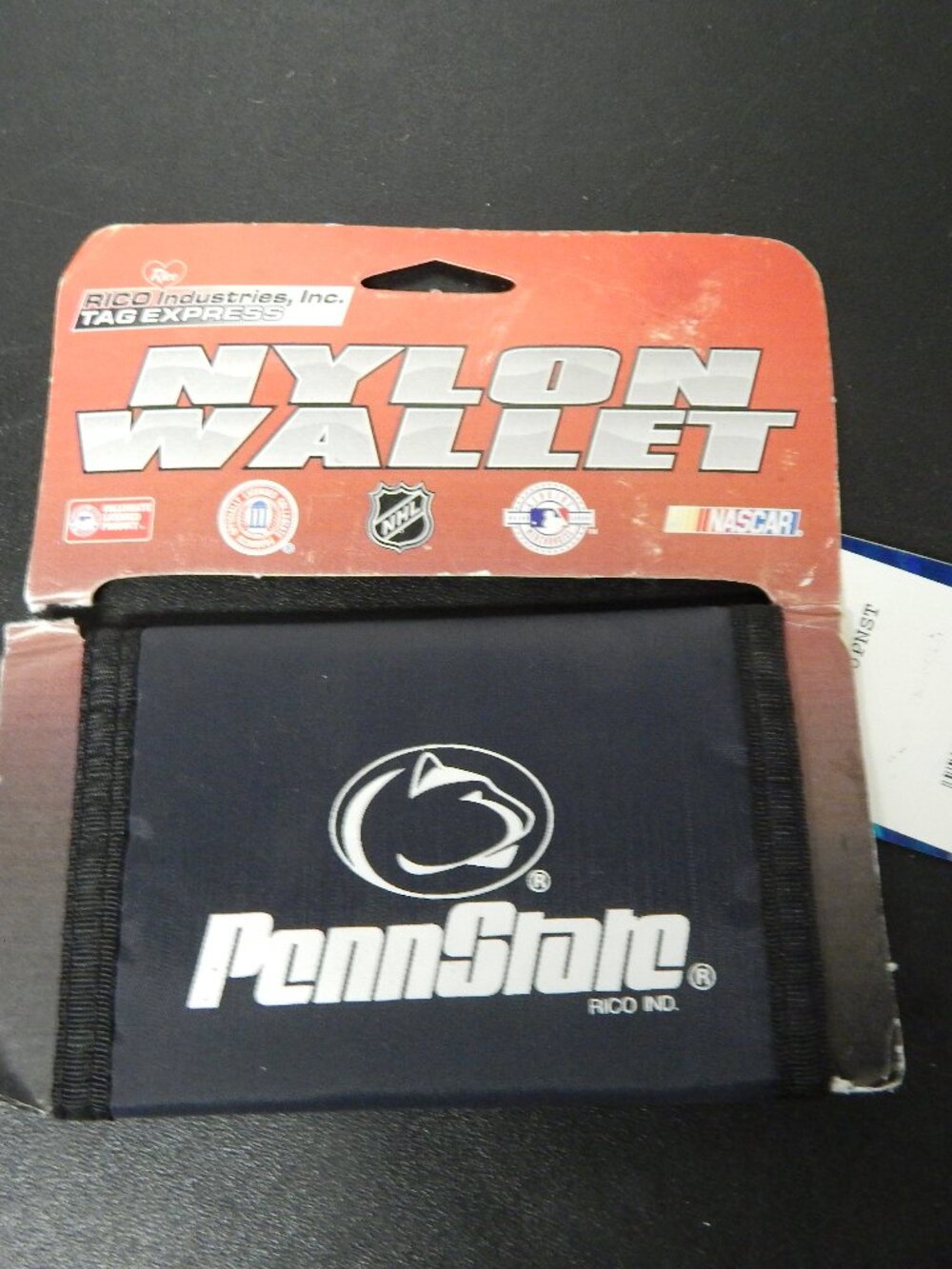 Vintage Penn State Nylon Wallet Never Used Collectible